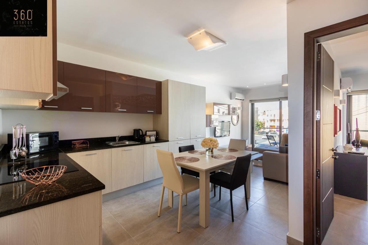 High-End Central Apt With Comfy Bed & Super Wifi By 360 Estates San Gwann Exterior photo